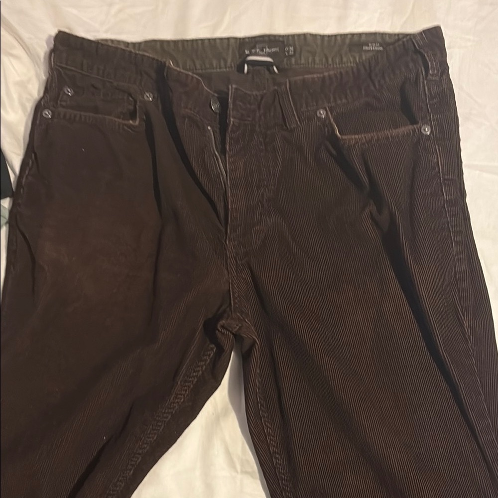Men's Brown Corduroy Pants